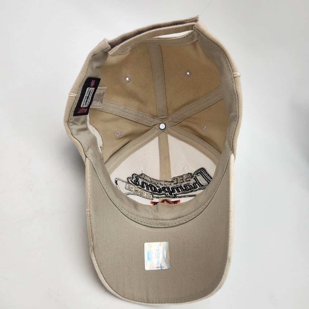 Auburn Tigers Hat SEC 2004 Football Champions Top of the World White Tan Cap - Picture 10 of 10